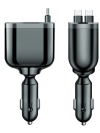 5 in 1 Super Fast Charging Dual Pull Out Retractable Car Charger 12 24V Output TYPE C Car Adapters with QC 3.0 Function - Image 6